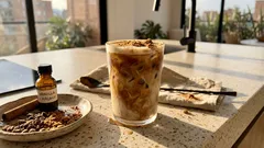 Cómo preparar un latte frío sabor galleta en casa: cremoso, en minutos y con dulzor a tu gusto